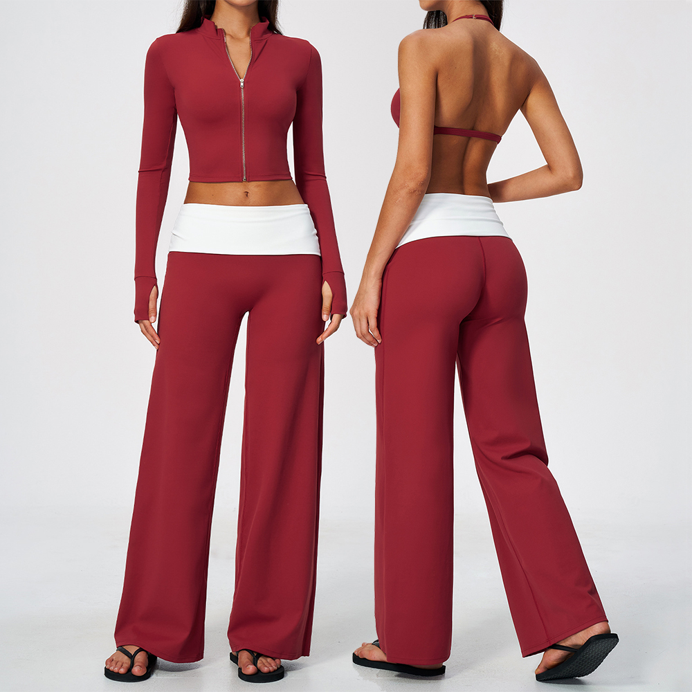 Yoga Fitness Pants - Setelan Yoga 2 Potong Celana Kaki