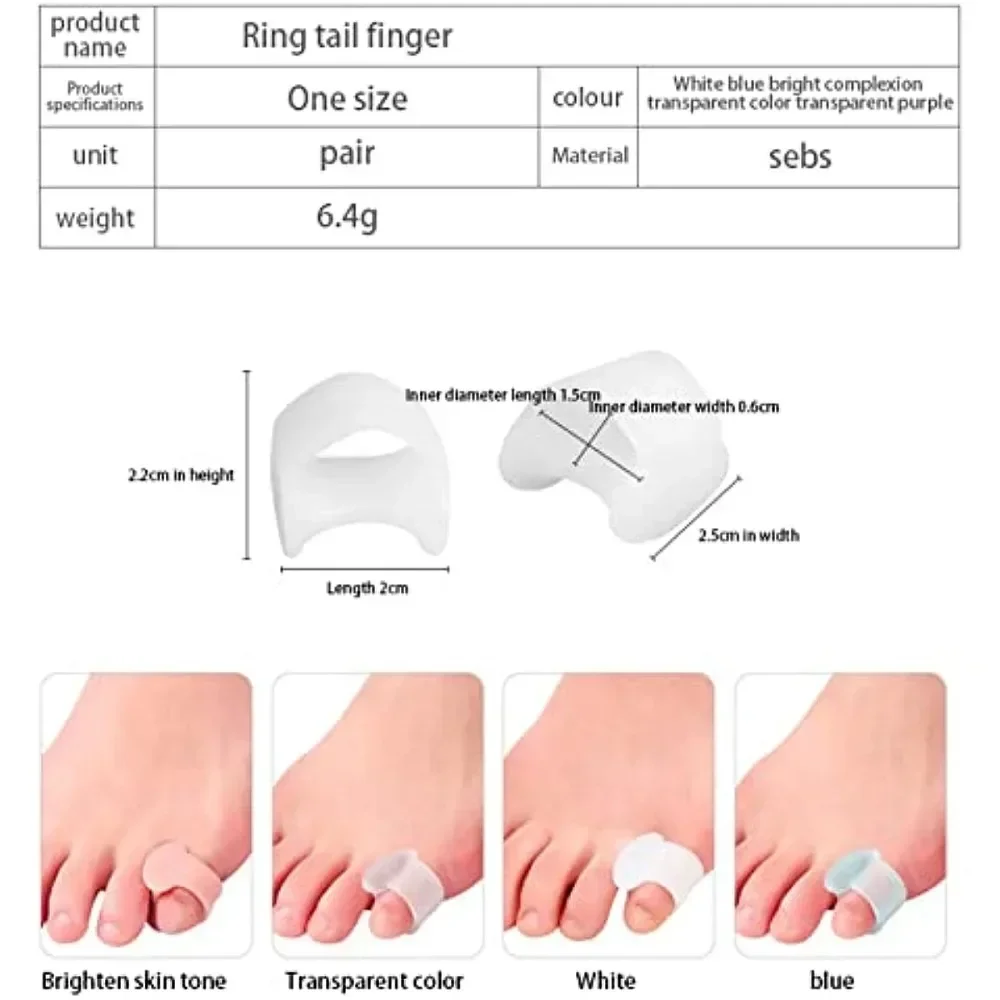 Yoga Toe Separator - 2 buah Korektor Valgus Jari Kaki