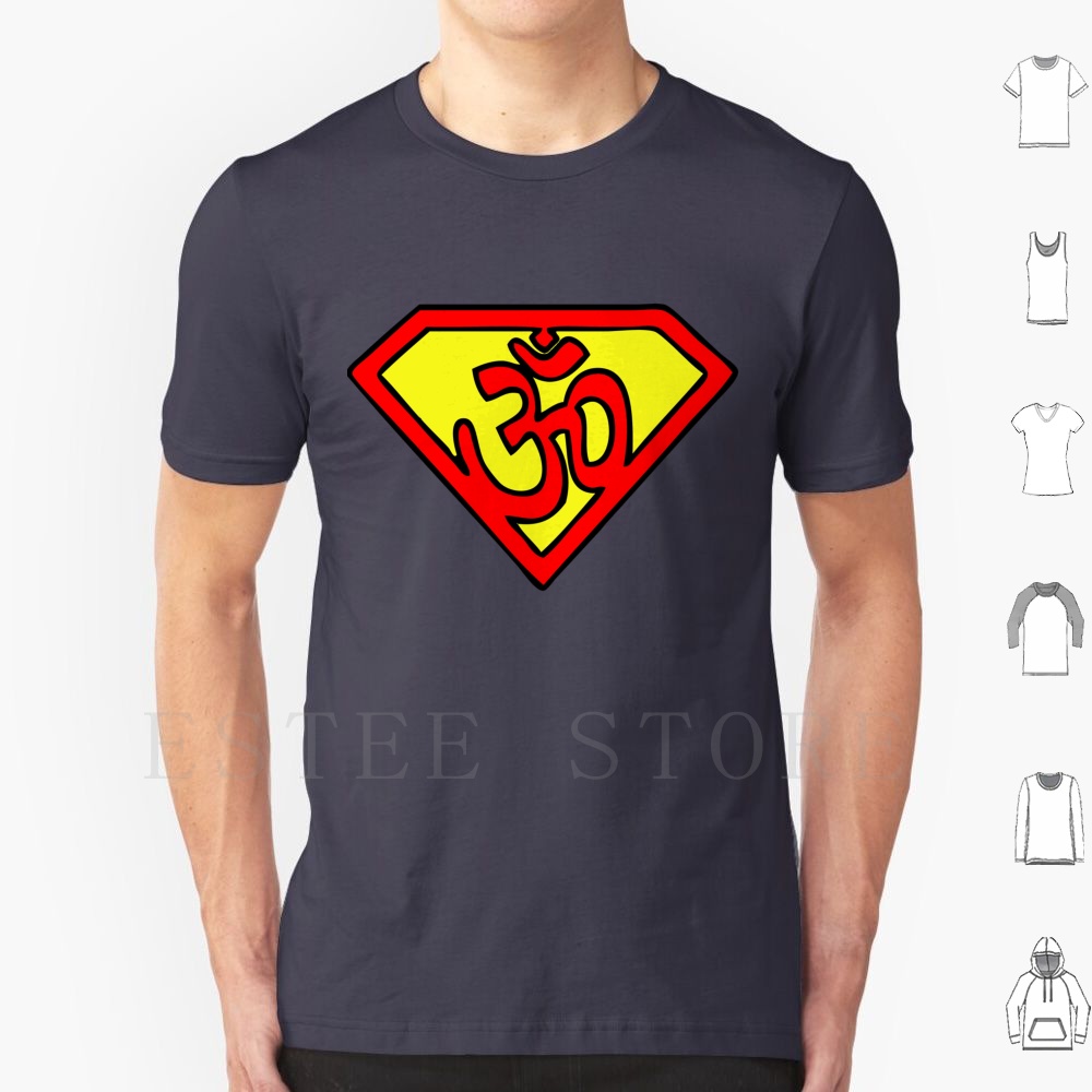 Zen Yoga Fitness - Kaus Simbol Super Om Katun Cetak