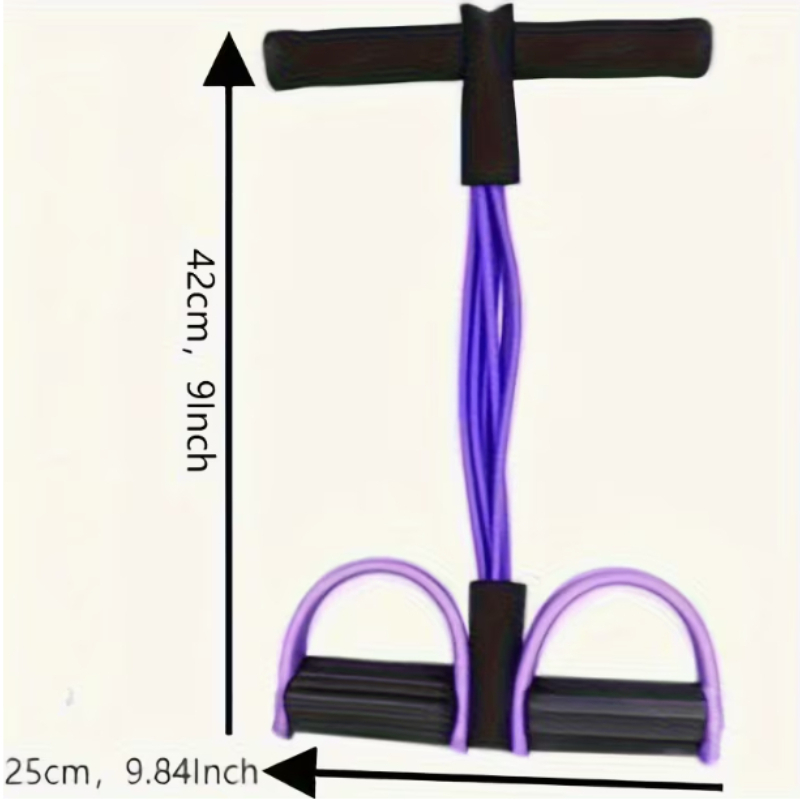 Yoga Fitness Gear - 6 Tali Elastis Yoga Pedal Puller