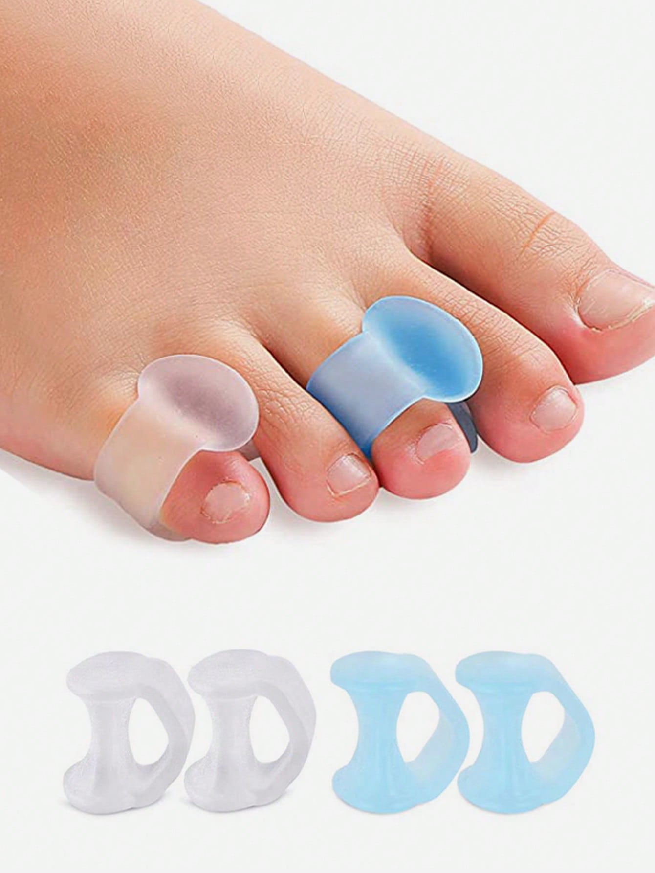 Yoga Toe Separator - Pemisah Jari Kaki Gel, 4 buah