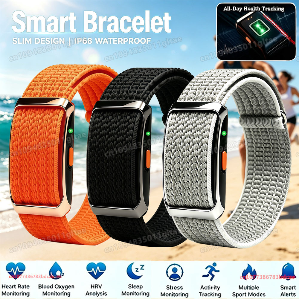 Wrist Wraps Fitness - Gelang Pintar Pelacak Kebugaran ECG+PPG SpO2