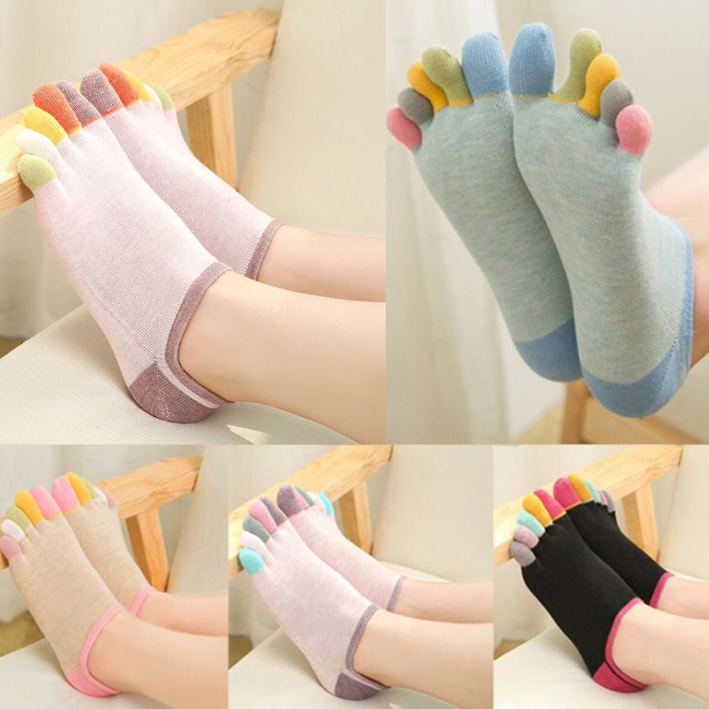 Yoga Toe Separator - 1/5 Pasang Kaus Kaki Olahraga Wanita