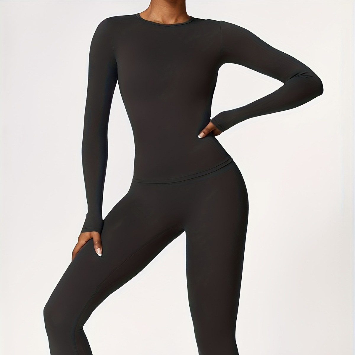 Setelan yoga ketat lengan panj - Yoga & Fitness Center ulasan dan harga