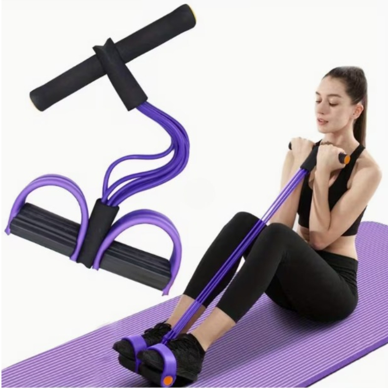 6 Tali Elastis Yoga Pedal Pull - Yoga Fitness Gear ulasan dan harga