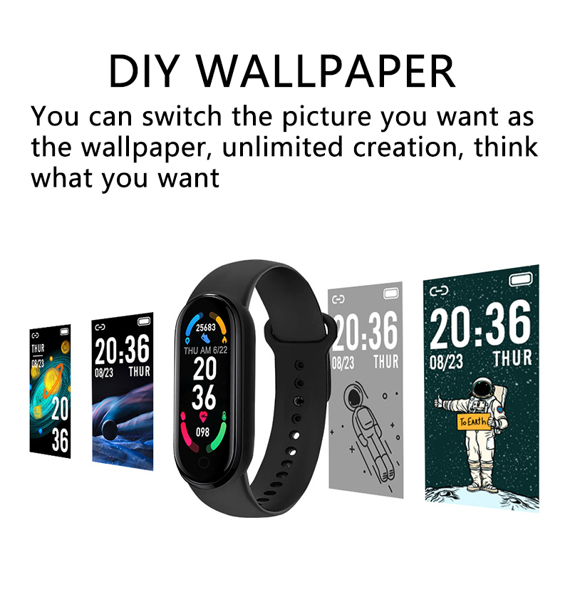 M6 Jam Tangan Pintar Pria Wani - Wrist Wraps Fitness ulasan dan harga