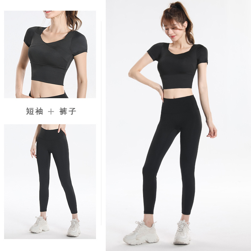 Atasan Olahraga Cepat Kering d - Yoga Fitness Pants ulasan dan harga