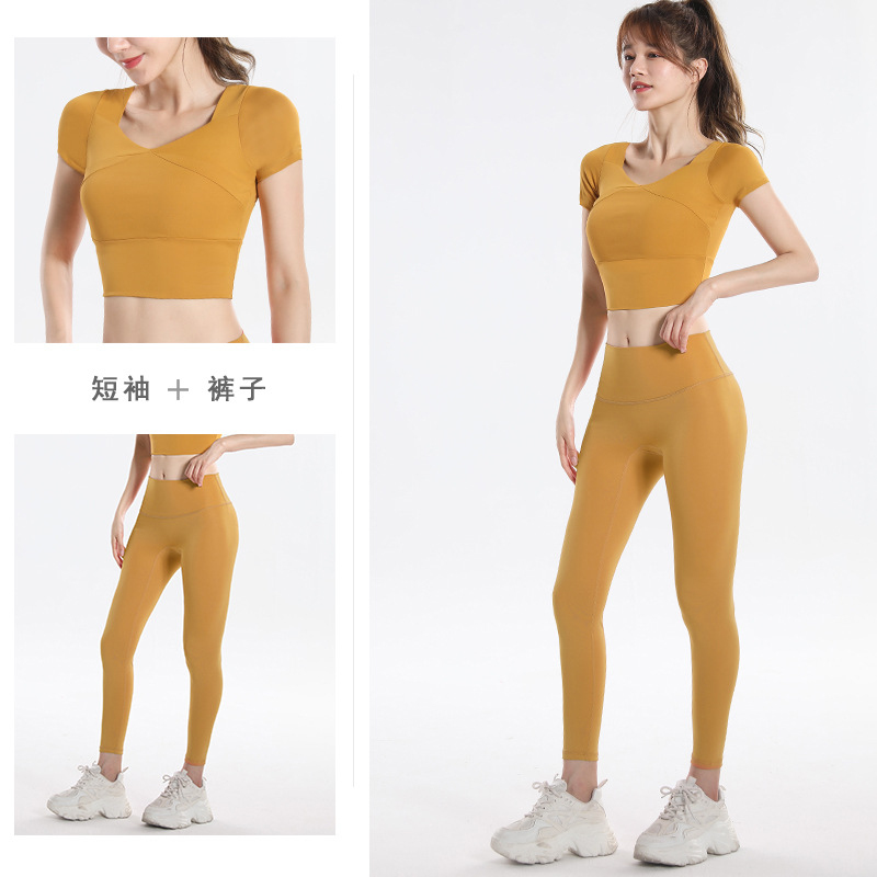 Atasan Olahraga Cepat Kering d - Yoga Fitness Pants ulasan dan harga