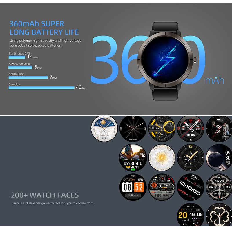 Jam Tangan Pintar GPS 2026 AMO - Wrist Wraps Fitness ulasan dan harga
