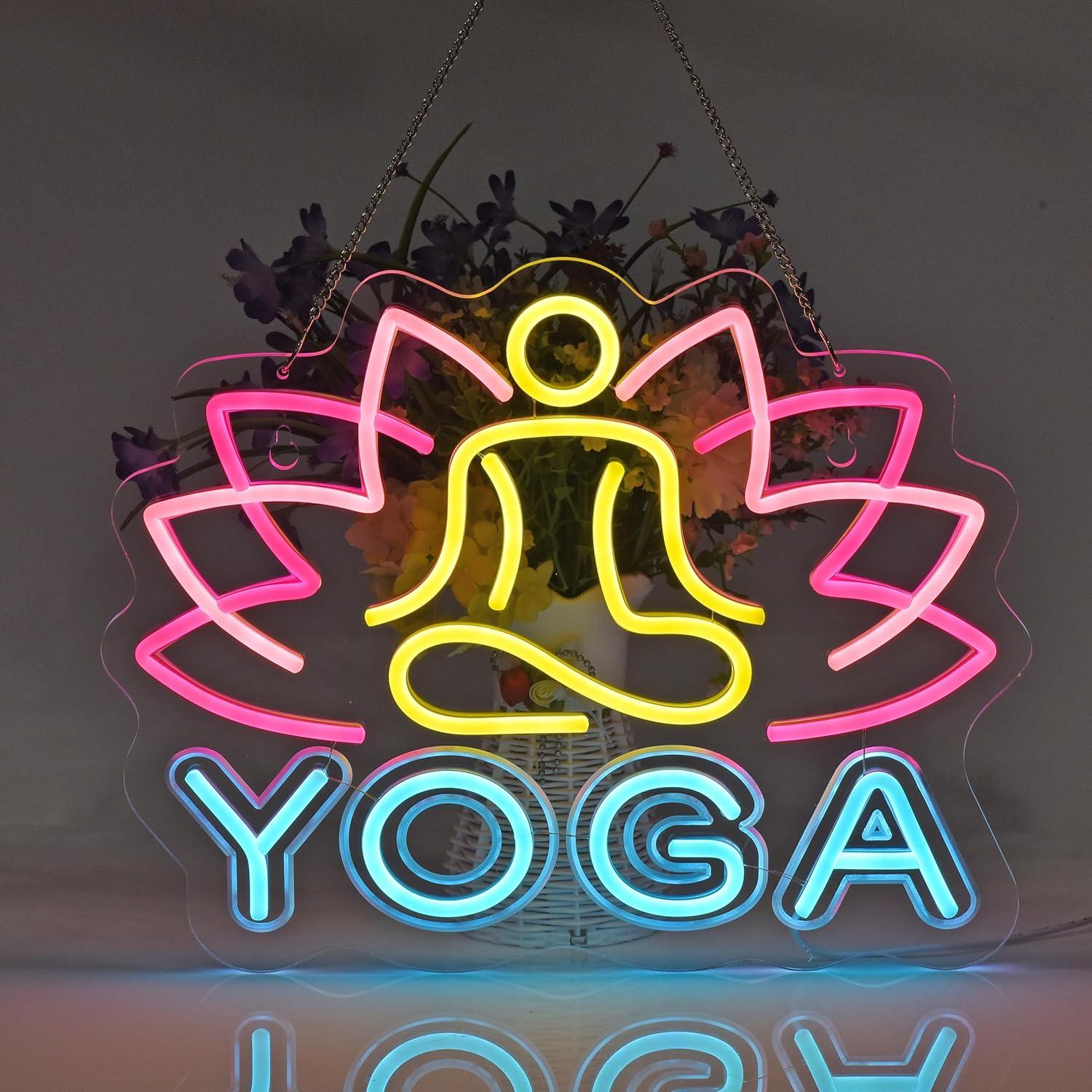Lampu Neon Yoga, Lampu Neon Ga - Yoga Fitness Room ulasan dan harga