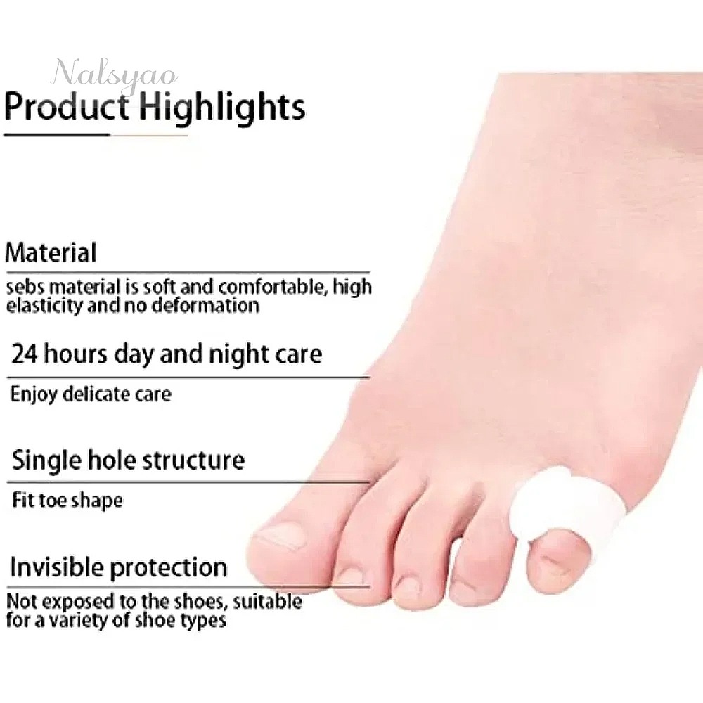 2 buah Pemisah Jari Kaki Silik - Yoga Toe Separator ulasan dan harga