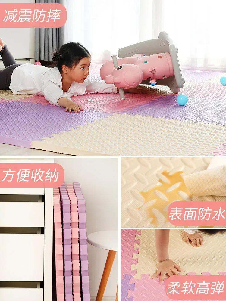 Matras Lantai EVA Motif Daun u - Yoga Fitness Room ulasan dan harga