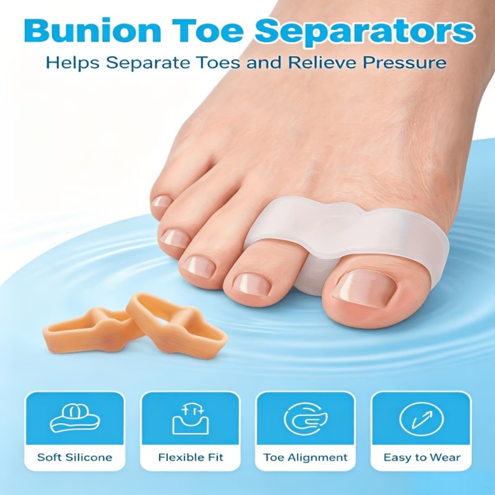 Pemisah Jari Kaki Silikon Lemb - Yoga Toe Separator ulasan dan harga