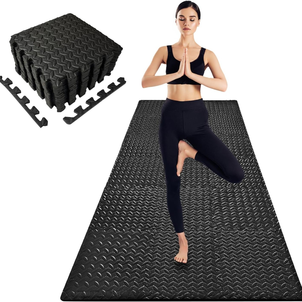 Matras Busa Interlocking untuk - Yoga Fitness Room ulasan dan harga