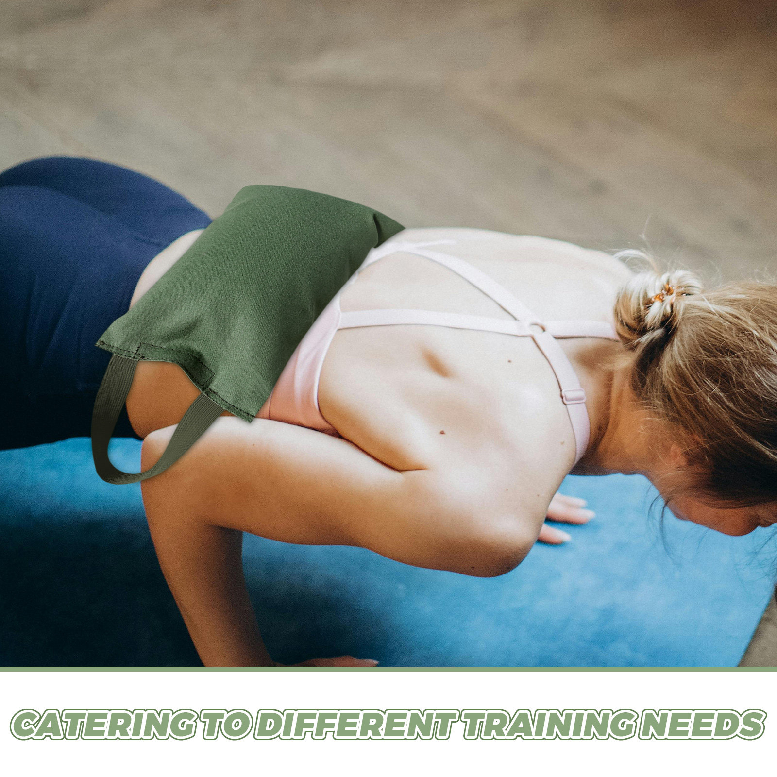 Tas Kanvas Berisi Pasir dengan - Yoga Fitness Exercises ulasan dan harga