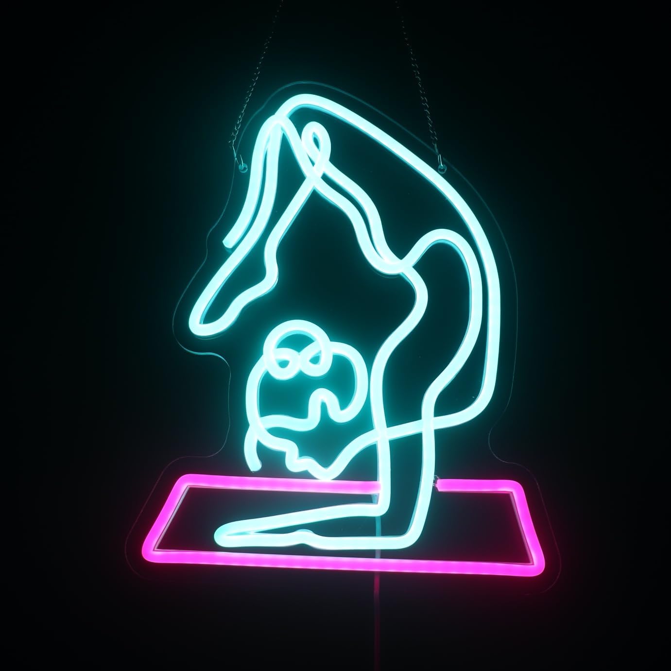 Lampu Dinding LED Neon Yoga ya - Yoga Fitness Room ulasan dan harga