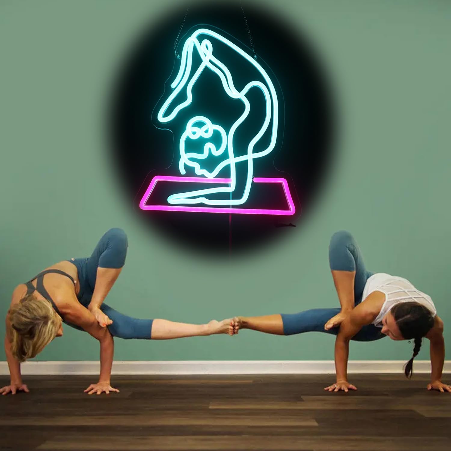 Lampu Dinding LED Neon Yoga ya - Yoga Fitness Room ulasan dan harga