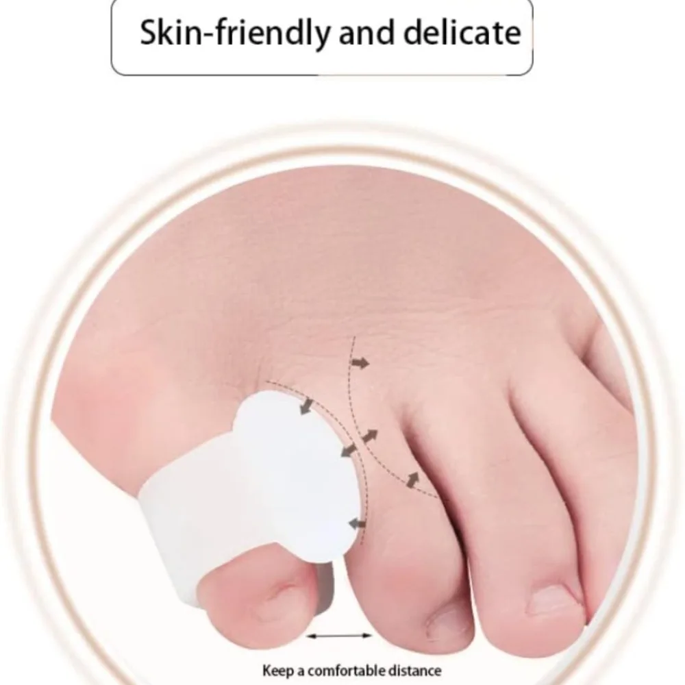 2 Buah Pemisah Jari Kaki Silik - Yoga Toe Separator ulasan dan harga