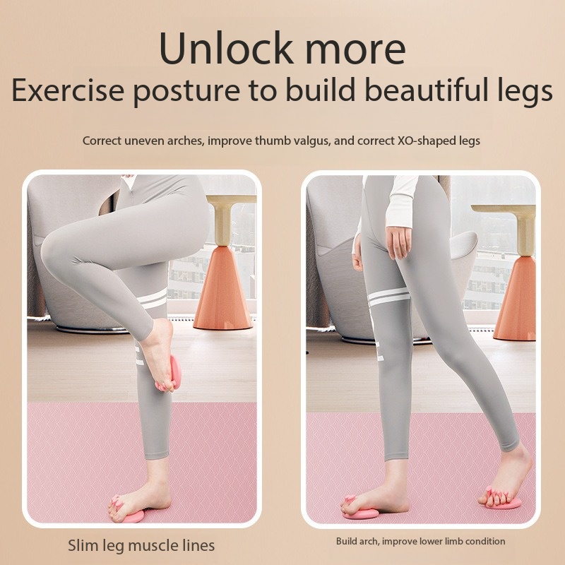2Pcs Pelatih Lengkung Kaki Sil - Yoga Fitness Trainer ulasan dan harga