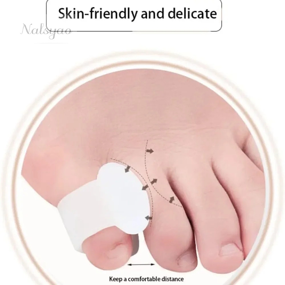 2 buah Pemisah Jari Kaki Silik - Yoga Toe Separator ulasan dan harga