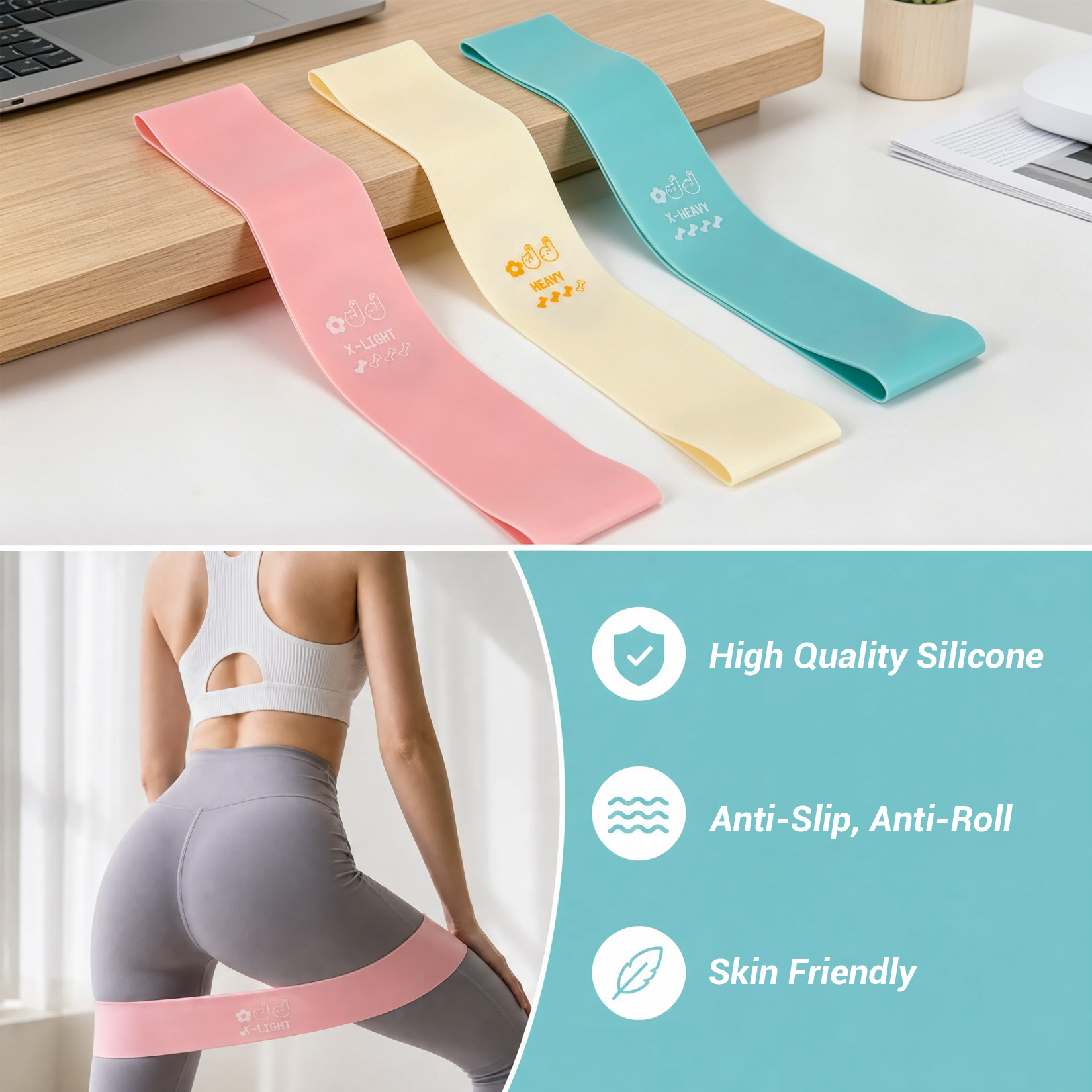 Set Latihan Pilates, Ring Pila - Core Slider ulasan dan harga